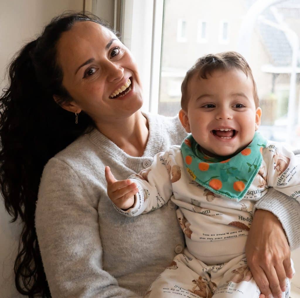 Tatiana en haar zoontje